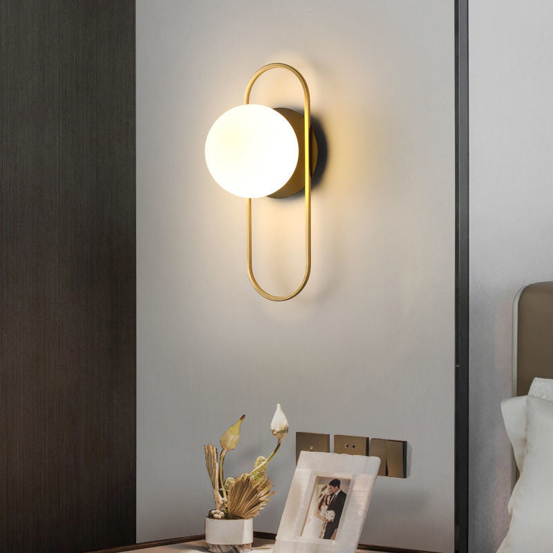 LumaNova Modern LED Wall Lights for Home Decor and Ambience OpalDwell