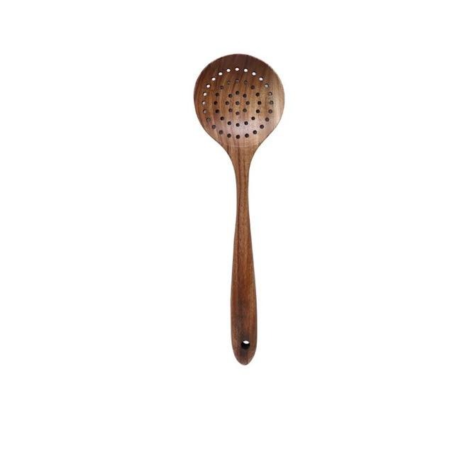 Hearthwood Teak Kitchen Utensils Set | OpalDwell - OpalDwell