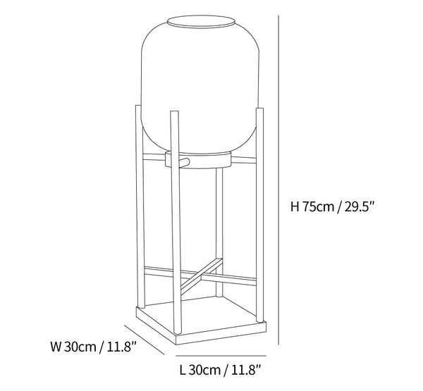 LumaSpry Outdoor Solar Lamp Stainless Steel and Glass - OpalDwell