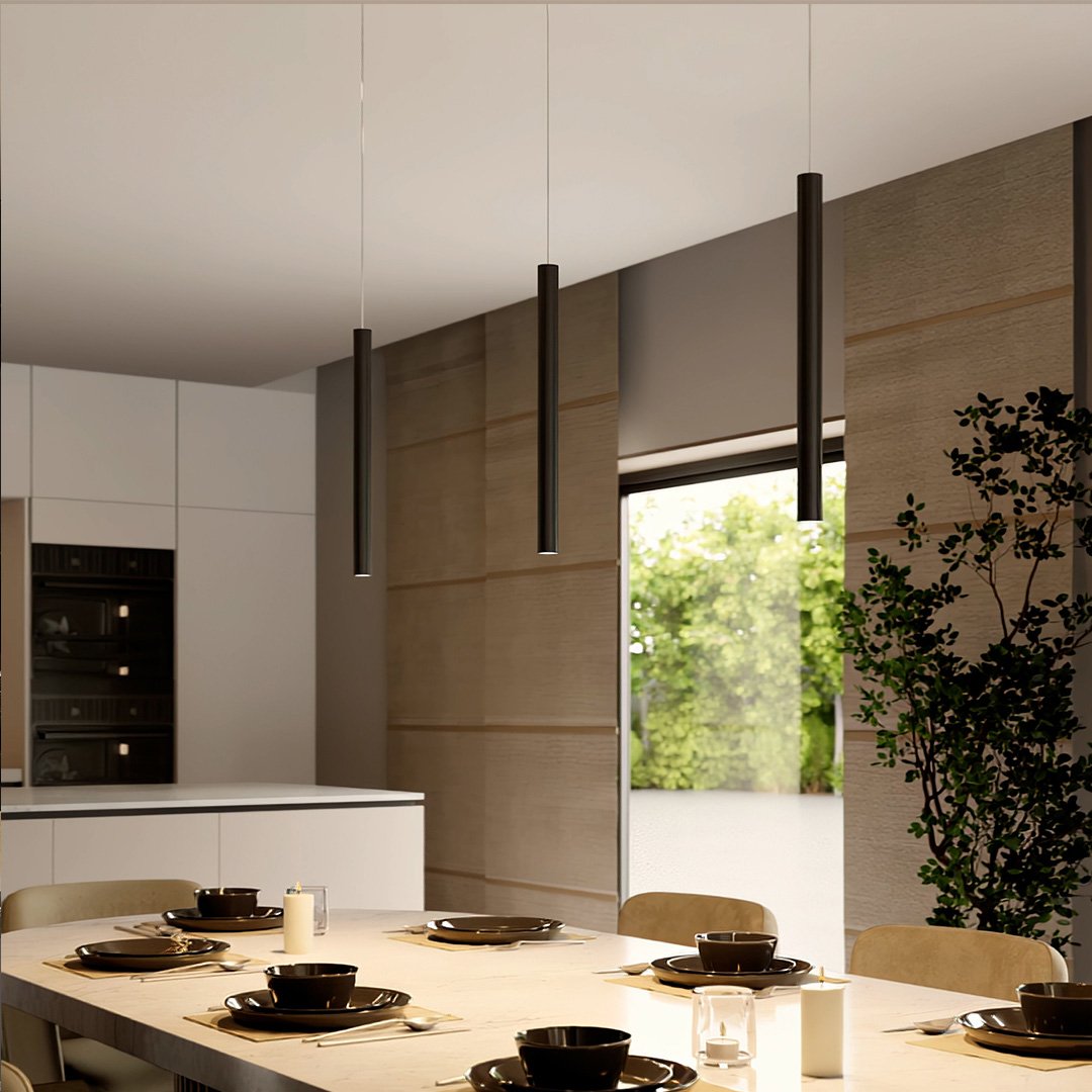 AeroLume Minimalist Pendant Light with LED Performance OpalDwell