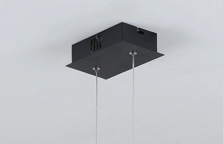 LumenNova Curve Pendant Lamp With Warm Ambient LED Glow - OpalDwell