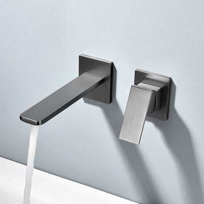 LumaLine Concealed Wall-Mount Sink Faucet, One-Handle OpalDwell