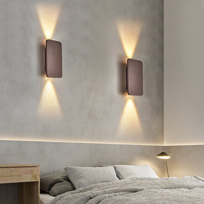 LumaRect Indoor Wall Lamp | Rectangular LED Fixture - OpalDwell