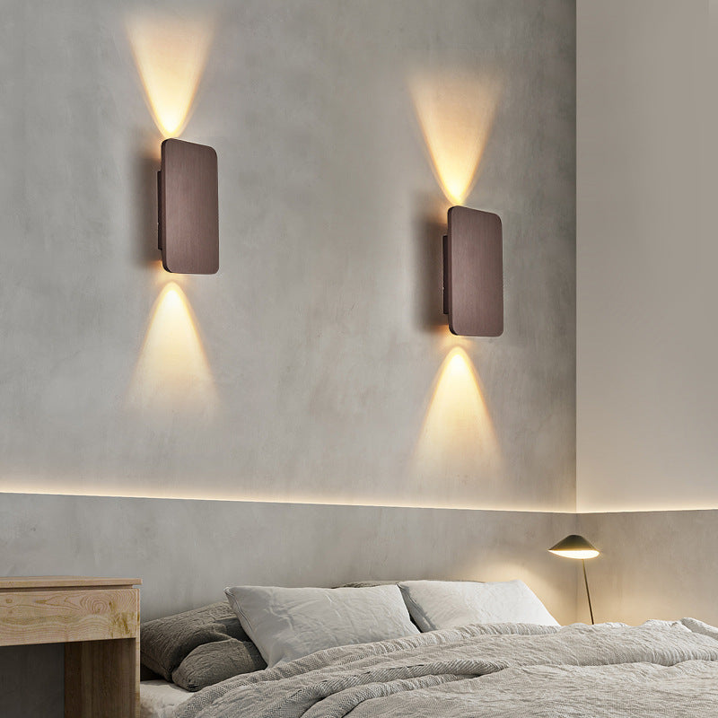 LumaRect Indoor Wall Lamp | Rectangular LED Fixture - OpalDwell
