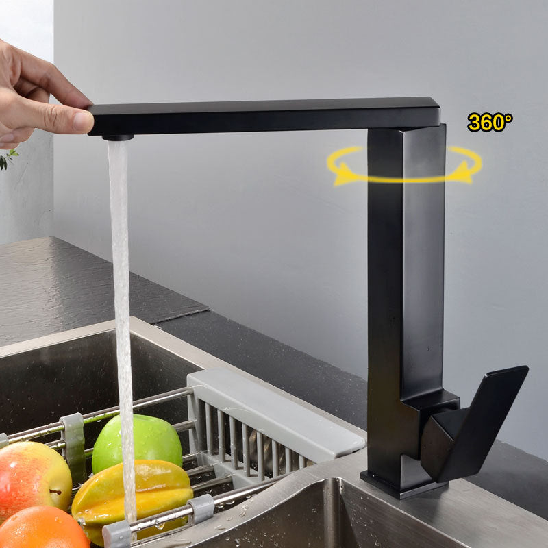 VeroFlow 360-Degree Stainless Steel Kitchen Mixer Faucet | OpalDwell OpalDwell