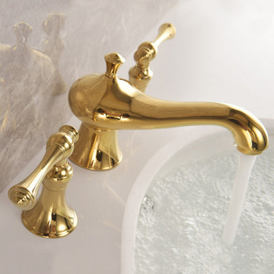 Haverly Antique Three-Hole Widespread Bathroom Faucet | OpalDwell OpalDwell