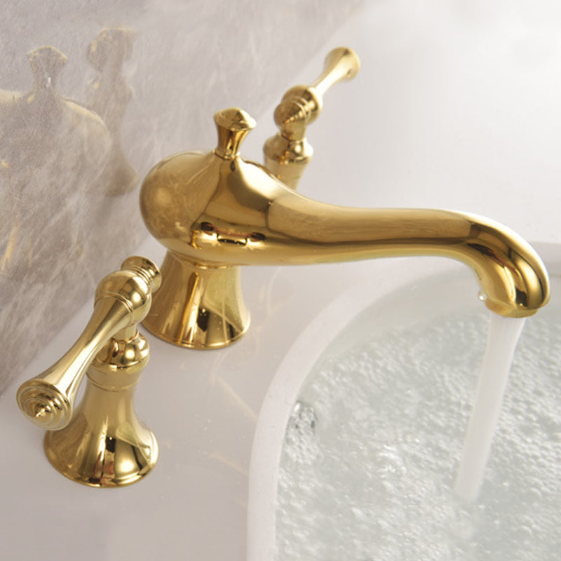 Haverly Antique Three-Hole Widespread Bathroom Faucet | OpalDwell OpalDwell