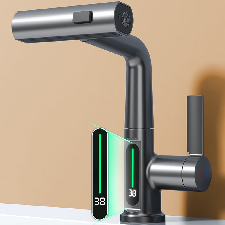 Vellaro Single Hole Brass Faucet for Hot and Cold Water | OpalDwell OpalDwell