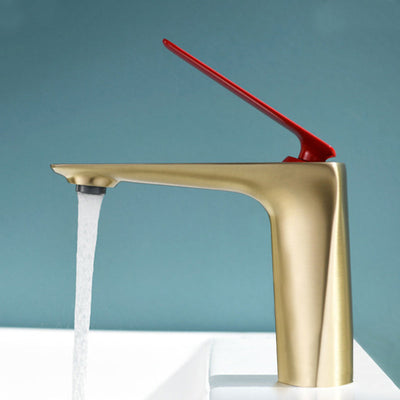 Marinelle Brass Vessel Bathroom Sink Faucet Single Handle For One Hole Installation | OpalDwell OpalDwell