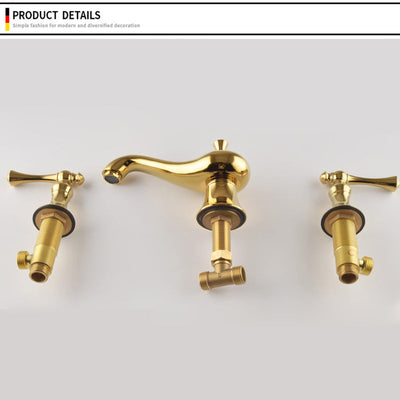 Haverly Antique Three-Hole Widespread Bathroom Faucet | OpalDwell OpalDwell