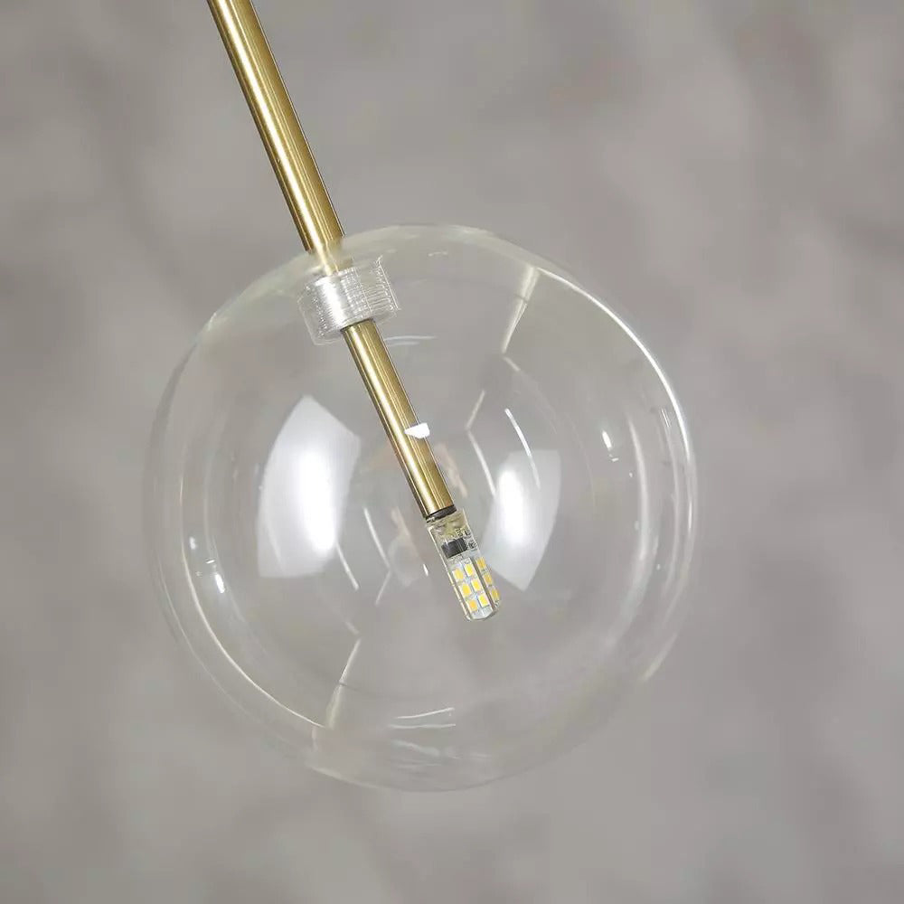 Aurelia Sphere Glass Pendant Light Medieval Inspired - OpalDwell