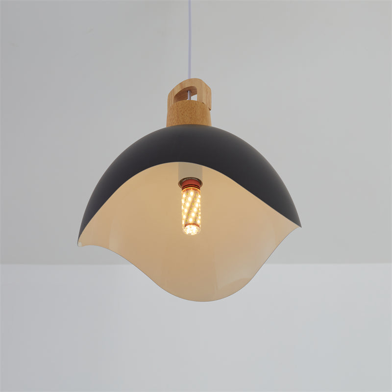 Noctara Vintage Pendant Light in Black Matte Metal - OpalDwell