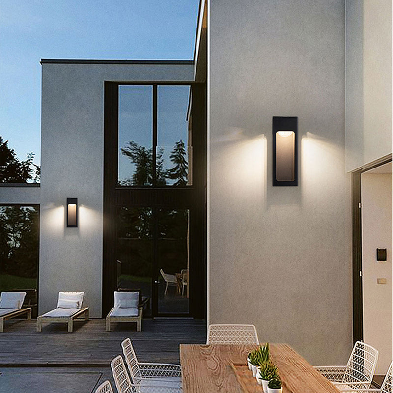Aureto Geometric Outdoor Wall Light Modern Waterproof IP65 - OpalDwell