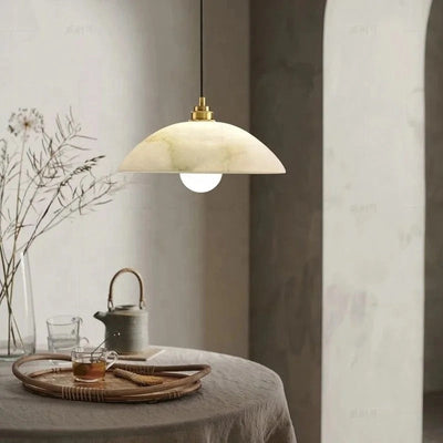 Elara | Alabaster & Marble Hanging Lamps - OpalDwell