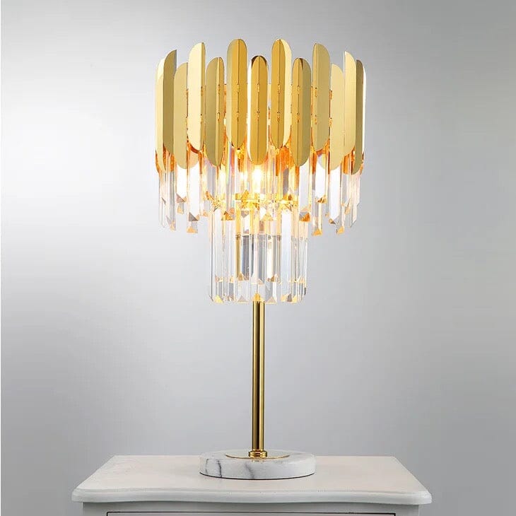 Elyra | Crystal Floor & Table Lamp - OpalDwell
