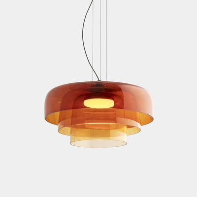FjordLumen Glass Pendant Light Norwegian Craft Lighting - OpalDwell