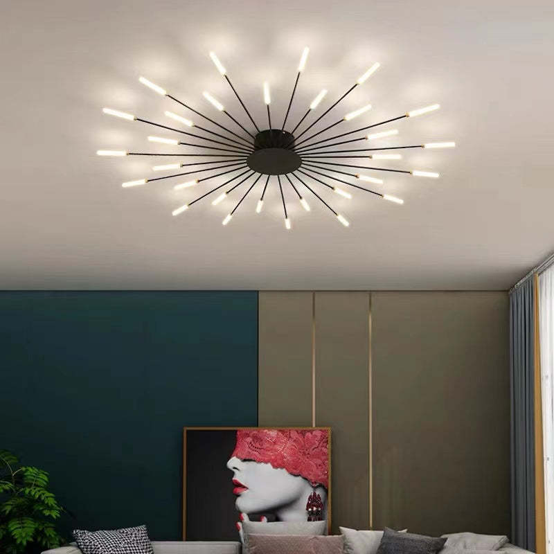 Asterra Modern Ceiling Lamp for Living Room and Bedroom OpalDwell