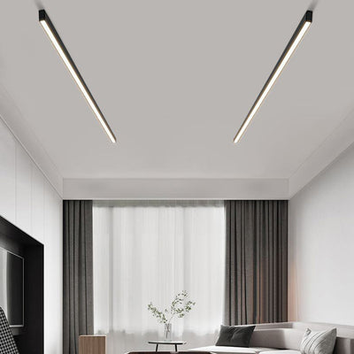 Noirline Black Linear Ceiling and Wall Light Modern - OpalDwell