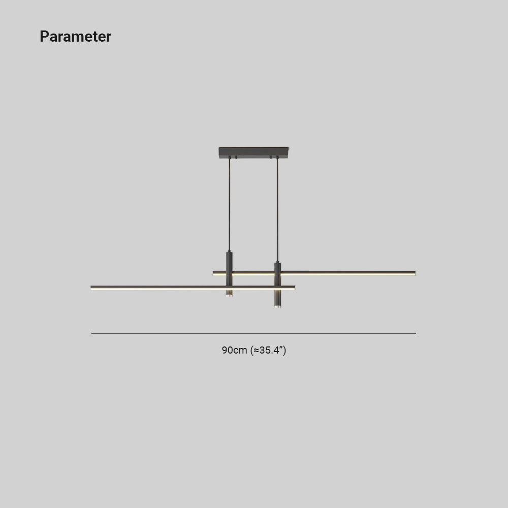 Nexa Linear Pendant Light for Modern Dining Room Lighting - OpalDwell