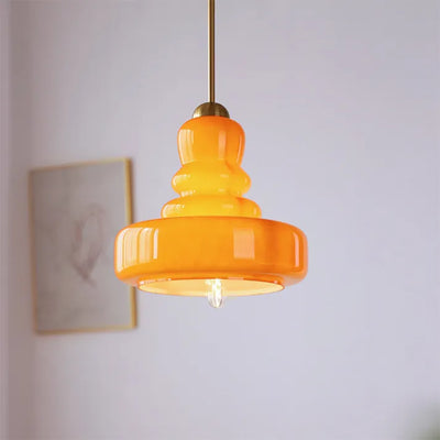 Gourd Glass Pendant Light in Bauhaus Style | OpalDwell - OpalDwell