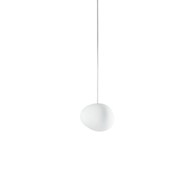 LumaVerde Glass Pendant Light Hand Blown Organic Form OpalDwell