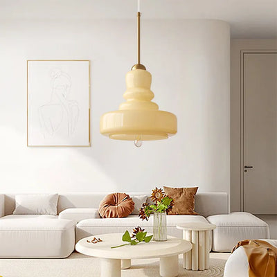 Gourd Glass Pendant Light in Bauhaus Style | OpalDwell - OpalDwell