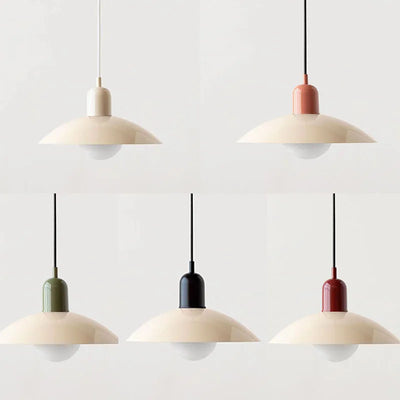 Asterra Glass Pendant Light Macaron Style For Small Spaces - OpalDwell