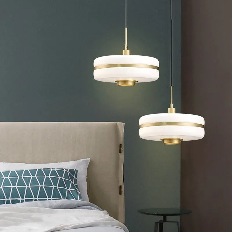 LumiNord Glass Pendant Lamp | Nordic Minimal Warmth - OpalDwell