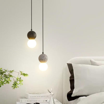 AureliaHalo Glass LED Pendant Light with Modern Glow - OpalDwell