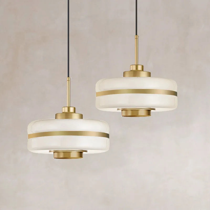 LumiNord Glass Pendant Lamp | Nordic Minimal Warmth - OpalDwell