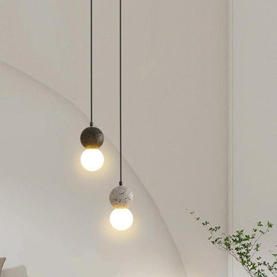 AureliaHalo Glass LED Pendant Light with Modern Glow - OpalDwell