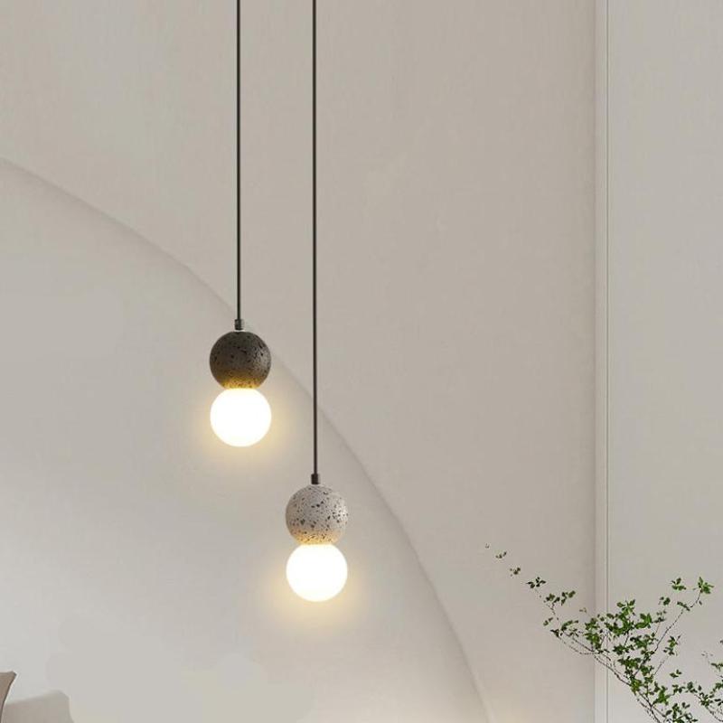 AureliaHalo Glass LED Pendant Light with Modern Glow - OpalDwell