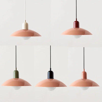Asterra Glass Pendant Light Macaron Style For Small Spaces - OpalDwell