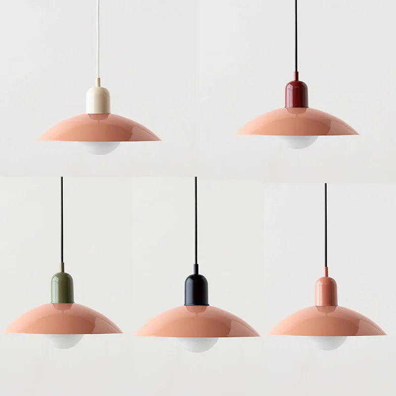 Asterra Glass Pendant Light Macaron Style For Small Spaces - OpalDwell