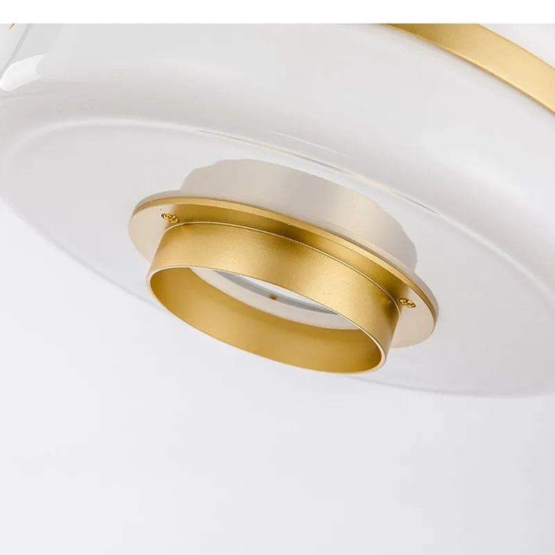 LumiNord Glass Pendant Lamp | Nordic Minimal Warmth - OpalDwell