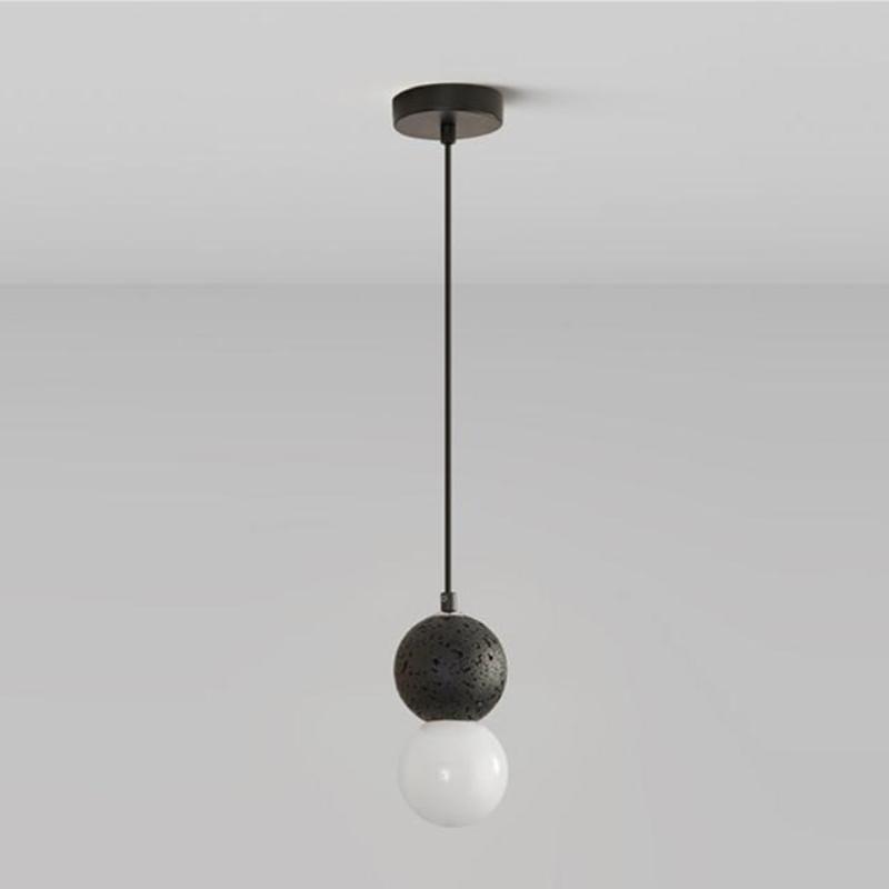 AureliaHalo Glass LED Pendant Light with Modern Glow - OpalDwell