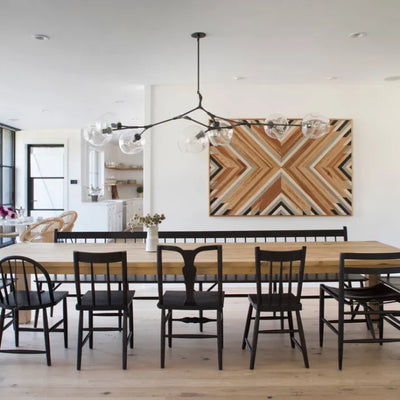 LustraNova Glass Bubble Pendant Light With Branching Arms Ambient Lighting - OpalDwell