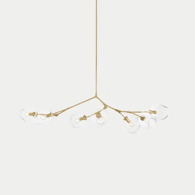 LustraNova Glass Bubble Pendant Light With Branching Arms Ambient Lighting - OpalDwell