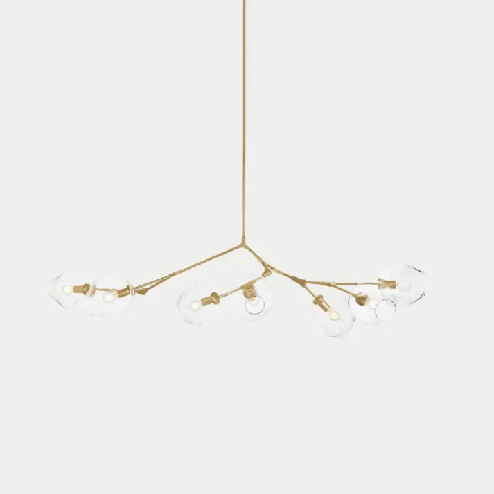 LustraNova Glass Bubble Pendant Light With Branching Arms Ambient Lighting - OpalDwell