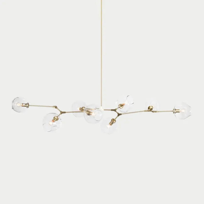 LustraNova Glass Bubble Pendant Light With Branching Arms Ambient Lighting - OpalDwell