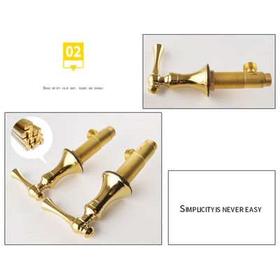 Haverly Antique Three-Hole Widespread Bathroom Faucet | OpalDwell OpalDwell