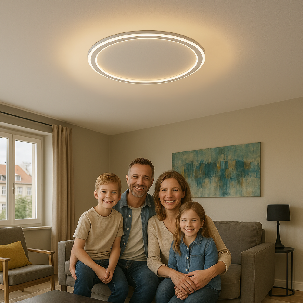 SkagaNova Nordic Dimmable Led Ceiling Light In Warm White OpalDwell