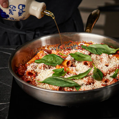NovaTi Pure Titanium Interior Nonstick Frying Pan No Coatings Safe Cooking OpalDwell