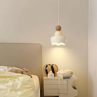 Aurelia Glow Romantic Hanging Pendant Lamp for Bedroom - OpalDwell