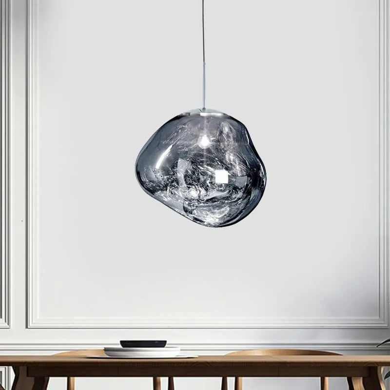 AstraLuma Lava Pendant Lights Four Color Glass Finish - OpalDwell
