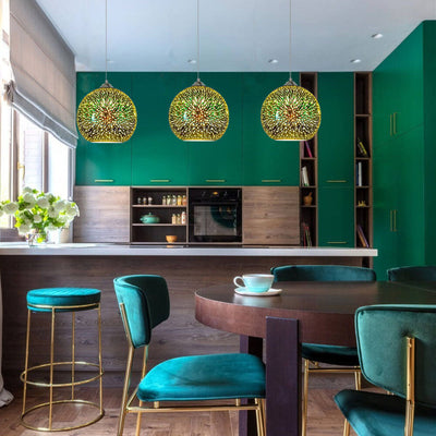 Prismora 3D Glass Dome Pendant Light - Colorful Modern - OpalDwell