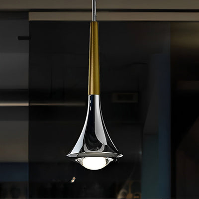 LumenAria Water Drop LED Nordic Stair Pendant Light OpalDwell