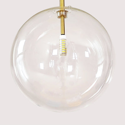 Aurelia Sphere Glass Pendant Light Medieval Inspired - OpalDwell