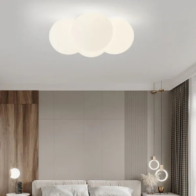 NimbusCloud LED Ceiling Light with Cloud-Inspired Design for Living Rooms - OpalDwell