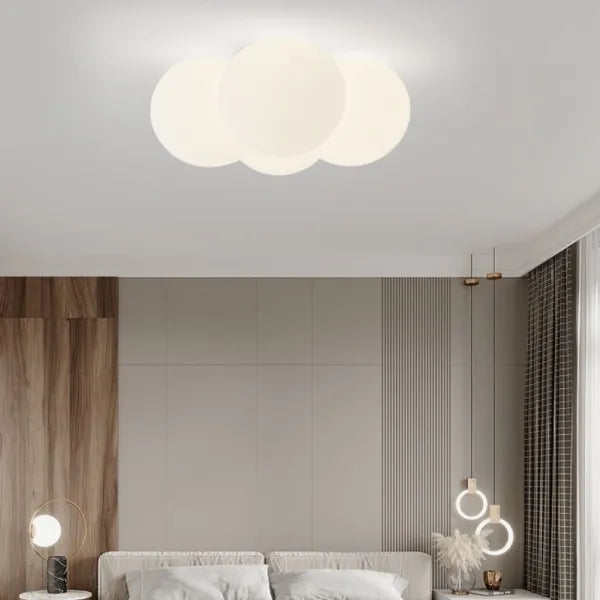 NimbusCloud LED Ceiling Light with Cloud-Inspired Design for Living Rooms - OpalDwell